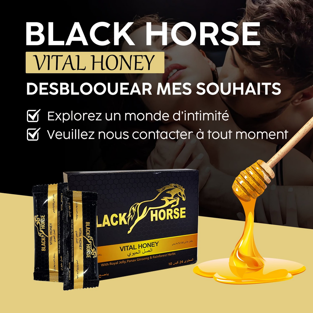 Black Horse Vital Honey -24 sticks de 10g