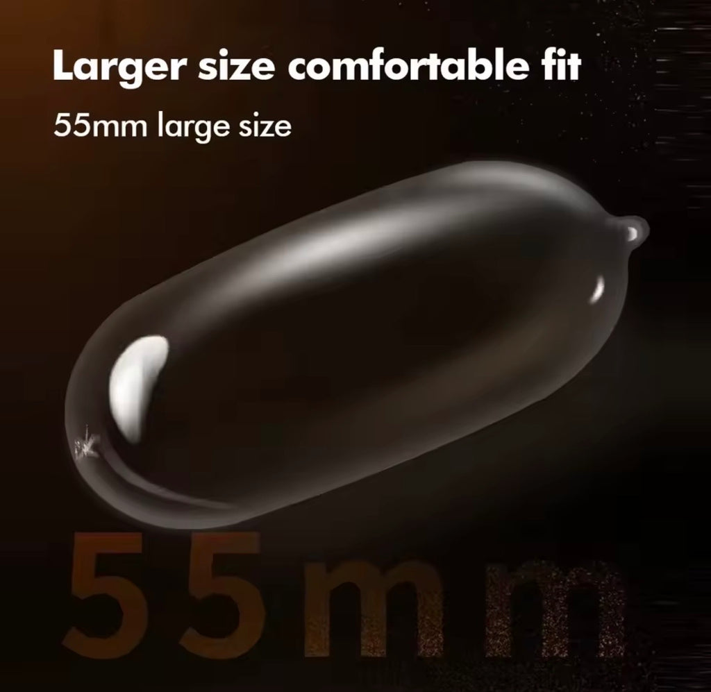 Préservatifs XL 55 mm – Latex Naturel Premium